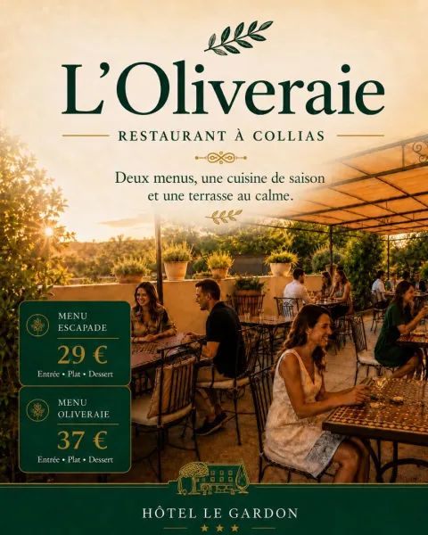 Descubra el restaurante L'Oliveraie